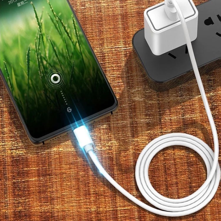 2.4A USB Male to Micro USB Male Interface Charge Cable, Length: 1m(White), 1m - ORIWHIZ