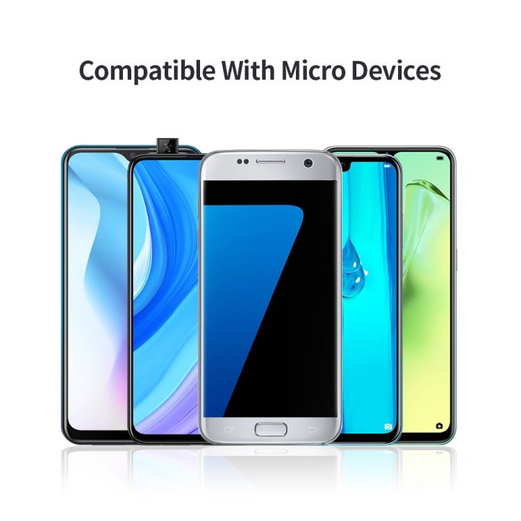 2.4A USB to Micro USB 180 Degree Rotating Elbow Charging Cable, 1.2m Micro USB, 2m Micro USB - ORIWHIZ