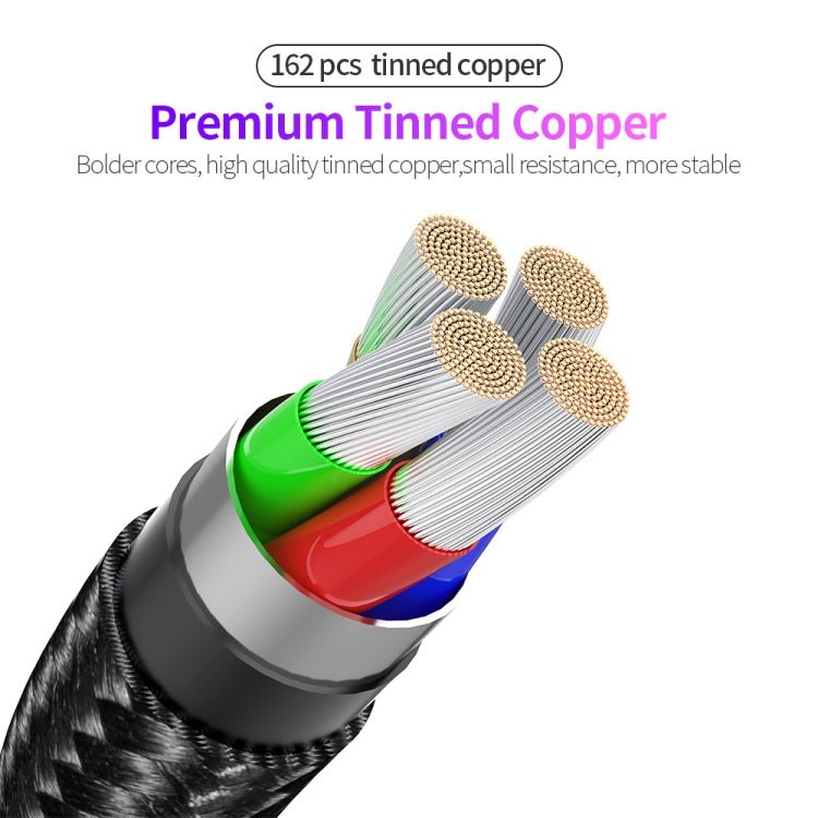 2.4A USB to Micro USB 180 Degree Rotating Elbow Charging Cable, 1.2m Micro USB, 2m Micro USB - ORIWHIZ