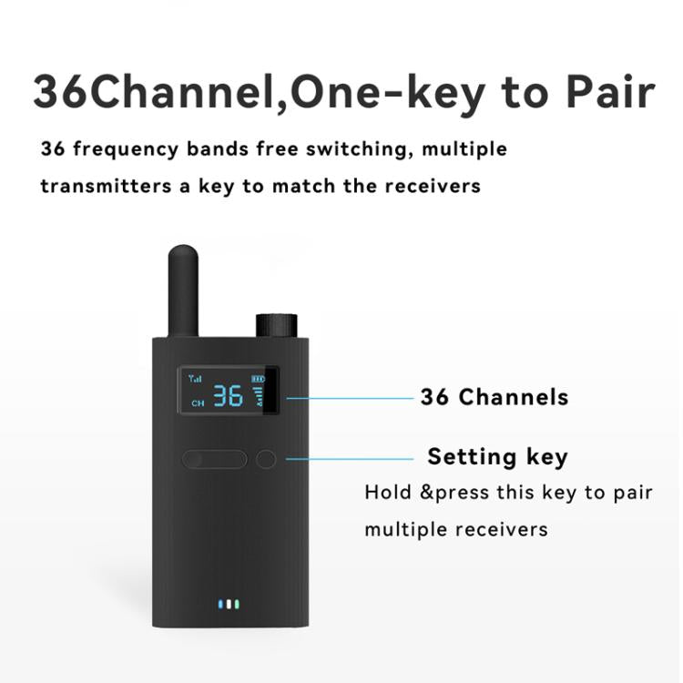 2.4G Wireless Office Conference Tour Guide Explainer One - Way One - To - Many Explainer Microphone, YWI22 Transmitter, YWI22 Receiver - ORIWHIZConsumer ElectronicsHandheld Walkie TalkieWalkie Talkie