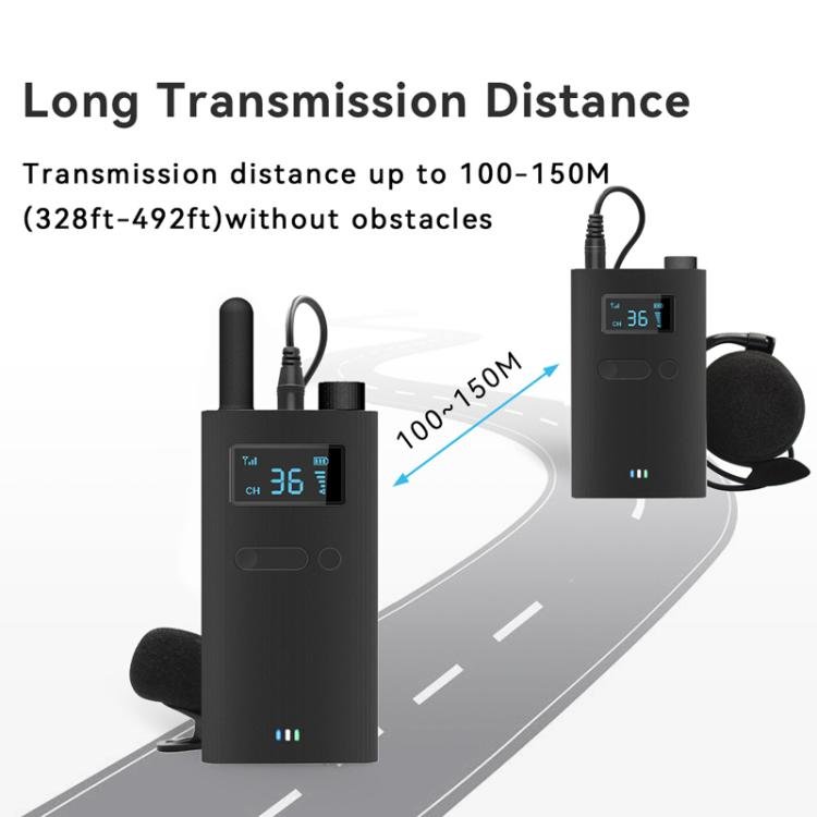 2.4G Wireless Office Conference Tour Guide Explainer One - Way One - To - Many Explainer Microphone, YWI22 Transmitter, YWI22 Receiver - ORIWHIZConsumer ElectronicsHandheld Walkie TalkieWalkie Talkie