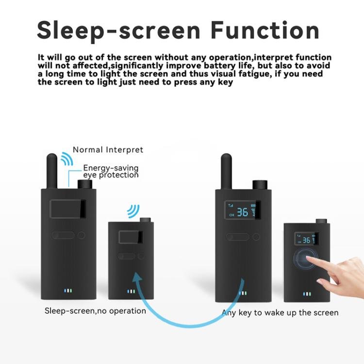 2.4G Wireless Office Conference Tour Guide Explainer One - Way One - To - Many Explainer Microphone, YWI22 Transmitter, YWI22 Receiver - ORIWHIZConsumer ElectronicsHandheld Walkie TalkieWalkie Talkie