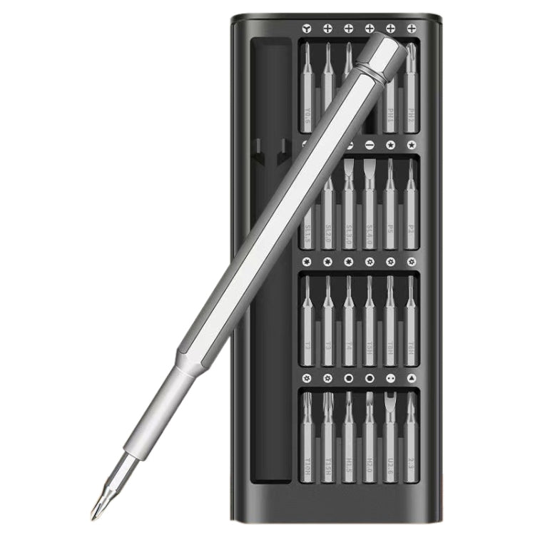 25 in 1 Screwdriver Set Magnetic Repair Tools, Aluminum Alloy Handle, 25 in 1 - ORIWHIZ