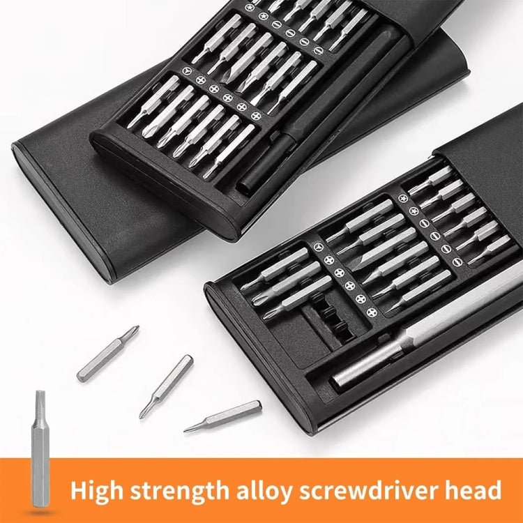 25 in 1 Screwdriver Set Magnetic Repair Tools, Aluminum Alloy Handle, 25 in 1 - ORIWHIZ