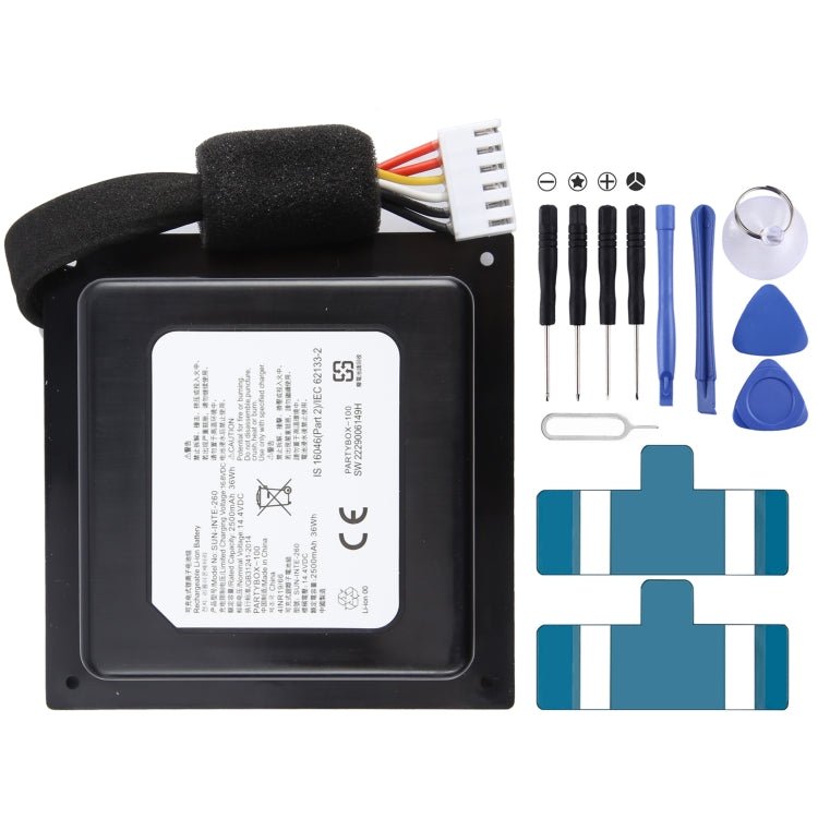 2500mAh Battery Replacement For JBL PartyBox 100 SUN - INTE - 260, For JBL PartyBox 100 - ORIWHIZ