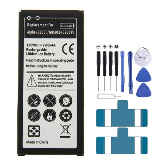 2500mAh Rechargeable Li - ion Battery for Galaxy Alpha / G850F / G850S / G850V, Neutral 2500mAh - ORIWHIZ