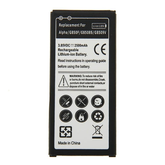 2500mAh Rechargeable Li - ion Battery for Galaxy Alpha / G850F / G850S / G850V, Neutral 2500mAh - ORIWHIZ