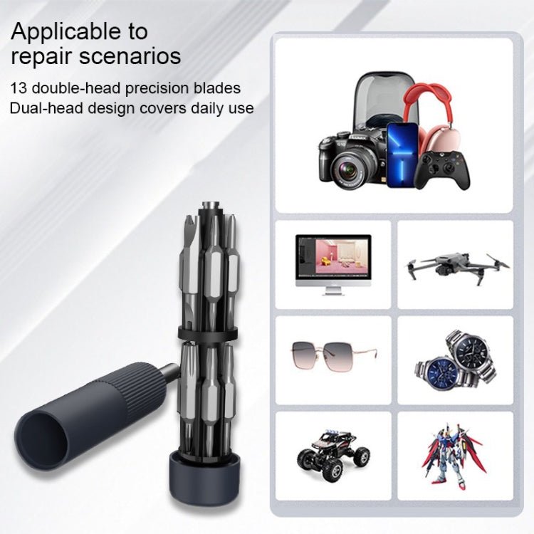 27 in 1 Double - bit Screwdriver Kit, 27 in 1 - ORIWHIZ