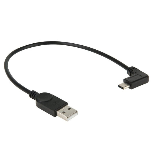 28AWG High Speed USB 2.0 Male to 90 Degrees Elbow USB - C / Type - C 3.0 Male Data Sync Cable Adapter - ORIWHIZ