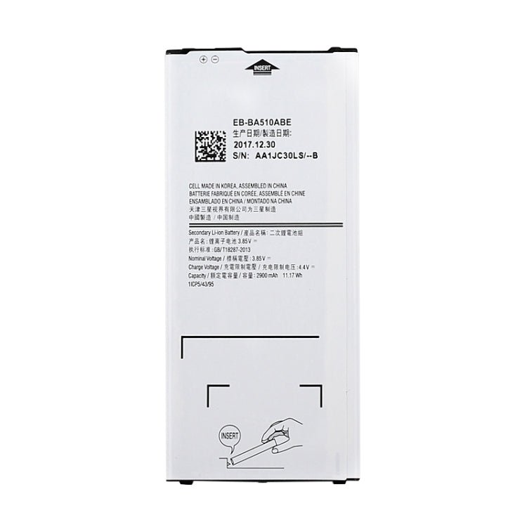 2900mAh Rechargeable Li - ion Battery for Galaxy A5 (2016), A510F, A510F/DS, A510FD, A510M, A510M/DS, A510Y, For A5 (2016) - ORIWHIZ