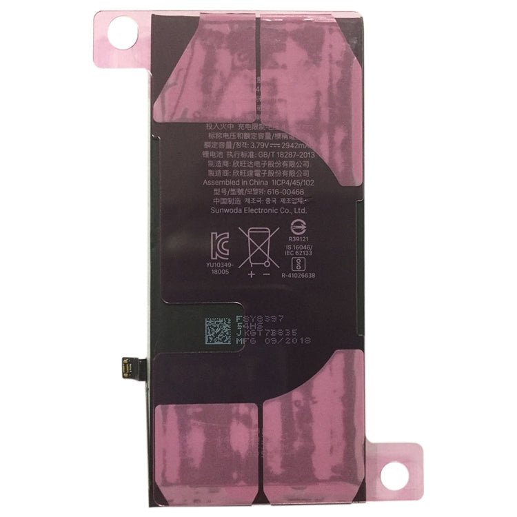 2942mAh Li - ion Battery for iPhone XR, For iPhone XR - ORIWHIZ