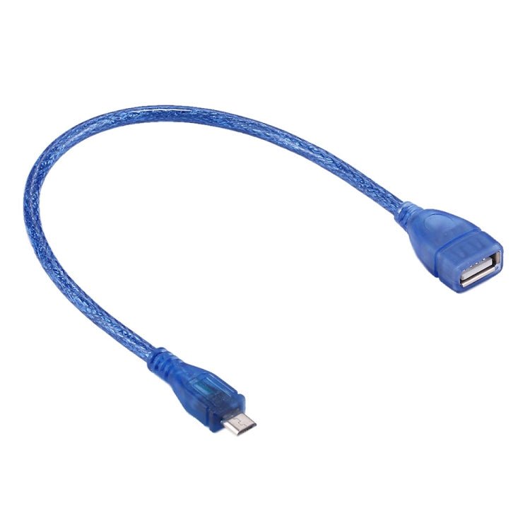 29cm Micro USB Male to USB 2.0 Female OTG Converter Adapter Cable - ORIWHIZ