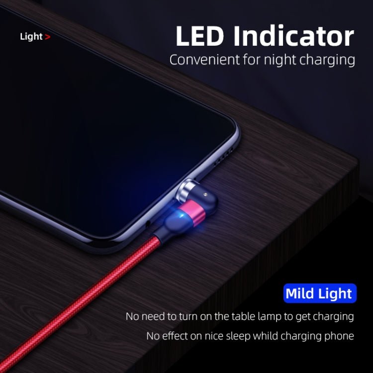 2m 2A Output USB to Micro USB Nylon Braided Rotate Magnetic Charging Cable, 2m Micro USB - ORIWHIZ
