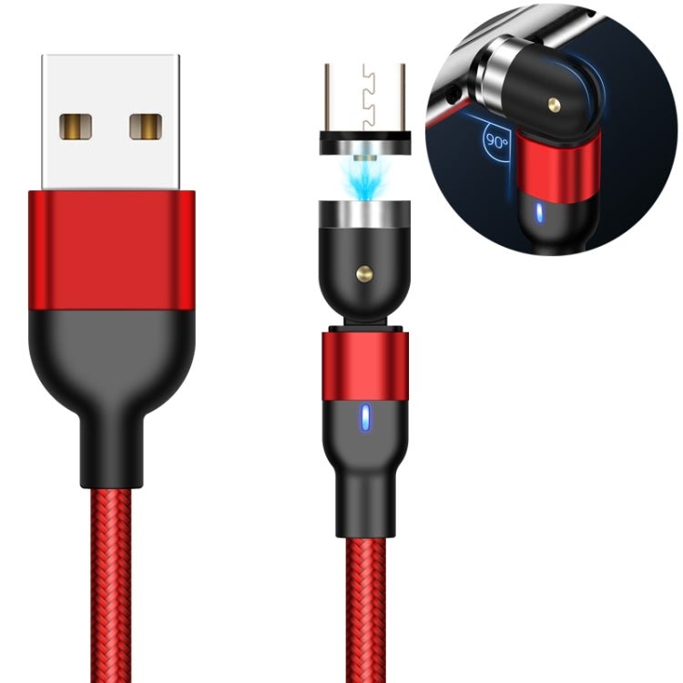 2m 2A Output USB to Micro USB Nylon Braided Rotate Magnetic Charging Cable, 2m Micro USB - ORIWHIZ