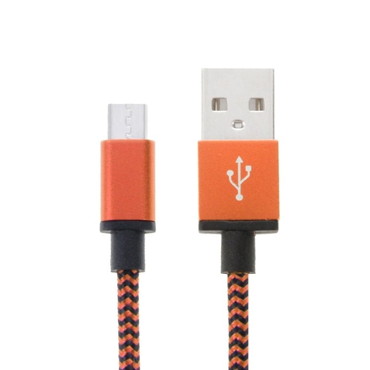 2m Woven Style Micro USB to USB 2.0 Data / Charger Cable - ORIWHIZ