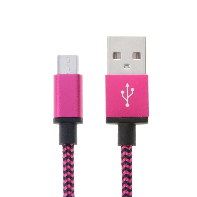 2m Woven Style Micro USB to USB 2.0 Data / Charger Cable - ORIWHIZ
