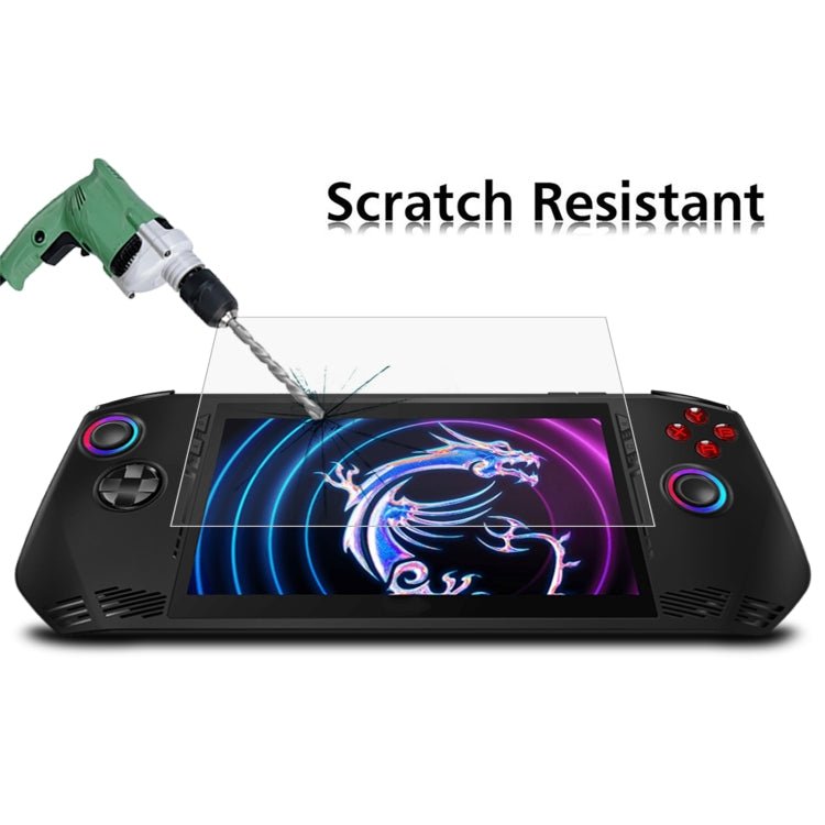 2pcs 9H 0.3mm Explosion - proof Tempered Glass Film, For MSI Claw 7 inch Game Console - ORIWHIZPocket Console & AccessoriesPocket Console & Accessories Tempered GlassToys & Hobbies