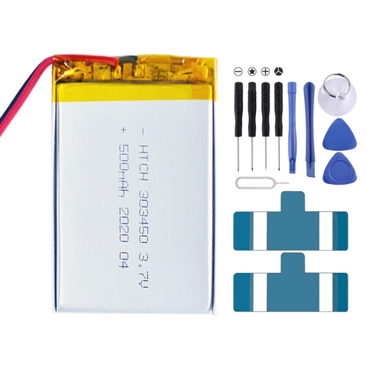 2pcs Universal Battery Replacement, 602040, 503040, 503759, 402040, 303450, 403040, 603450, 601862, 503048, 502040, 4025138, 802030, 103035, 603040 - ORIWHIZ