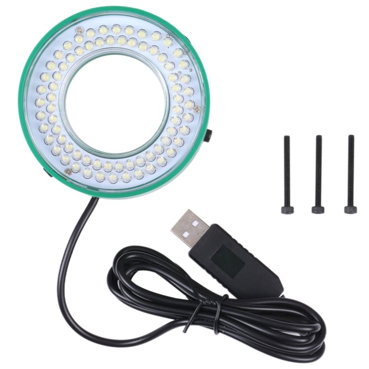 2UUL Adjustable LED Microscope Ring Lamp 5V USB Power Supply, 62mm - ORIWHIZ