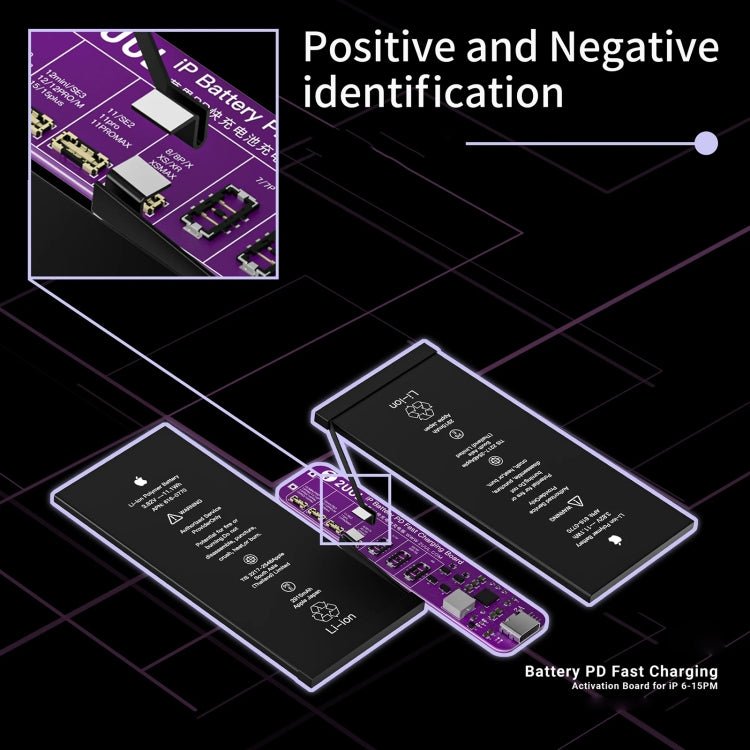 2UUL BT01 PD Fast Charging No - Disassembly Battery Activation Board for iPhone 6 to 15 Pro Max, BT01 - ORIWHIZ