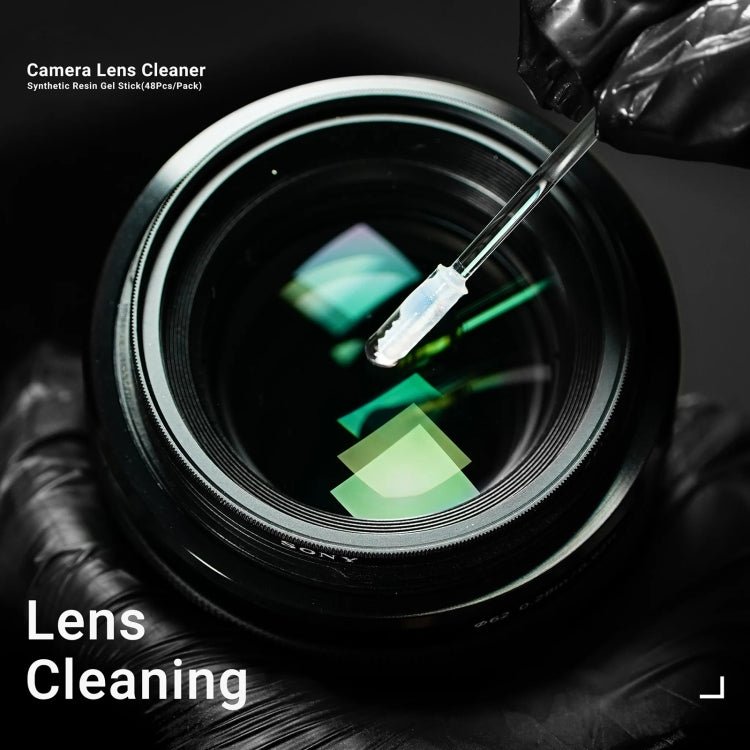 2UUL CL21 48pcs/box Camera Lens Dust Cleaning Synthetic Resin Gel Stick, CL21 - ORIWHIZ