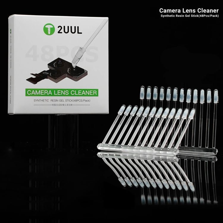 2UUL CL21 48pcs/box Camera Lens Dust Cleaning Synthetic Resin Gel Stick, CL21 - ORIWHIZ