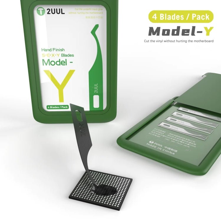 2UUL Hand Finish Blades For Phone Screen Debonding / Removal IC, S, E, X, Y - ORIWHIZ