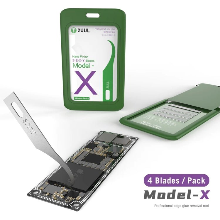 2UUL Hand Finish Blades For Phone Screen Debonding / Removal IC, S, E, X, Y - ORIWHIZ