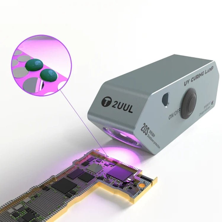 2UUL SC05 Portable High Power Green Oil Glue UV Curing Lamp - ORIWHIZ