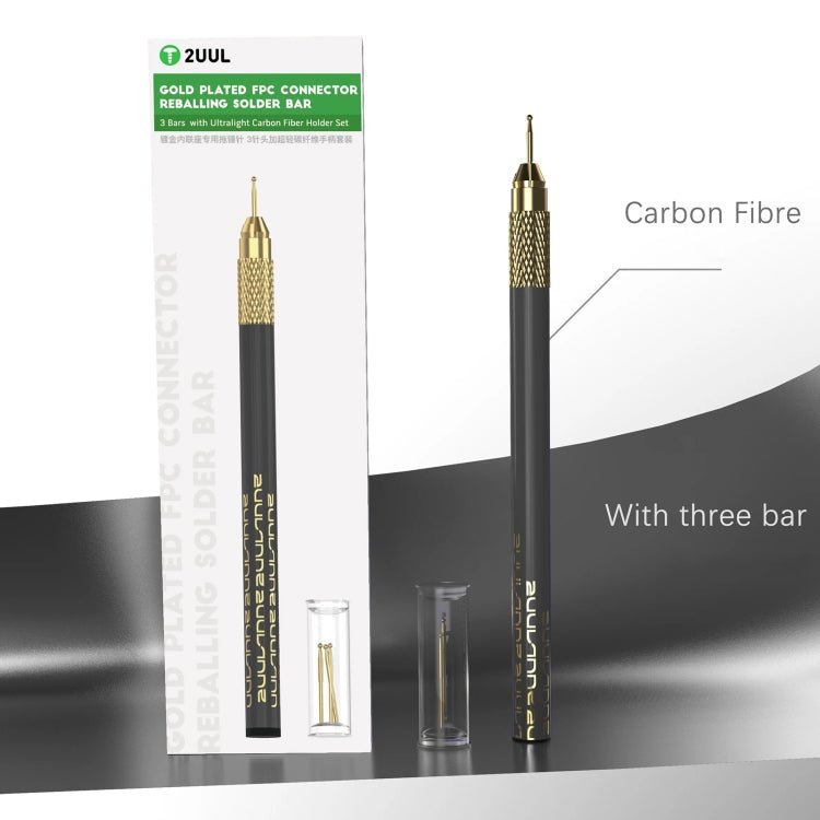 2UUL SC98 Ultralight Carbon Fiber FPC Connector Soldering Tin Suction Bar Set, SC98 - ORIWHIZ