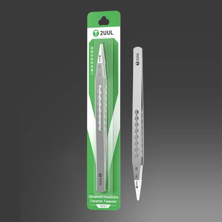 2uul TW31 Ultrahard Insulative Ceramic Tweezer, TW31 - ORIWHIZ