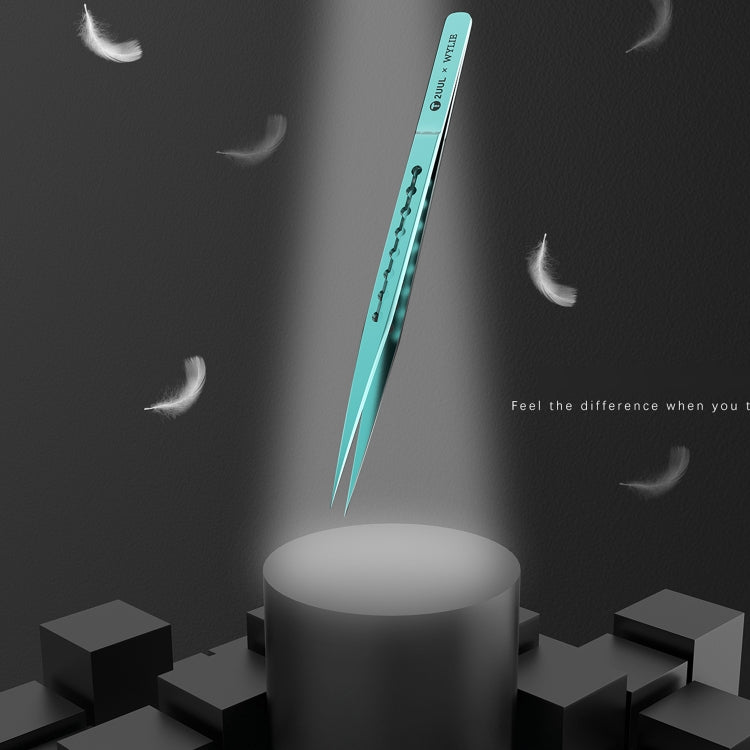 2UUL & WYLIE Ti11 Titanium Alloy Straight Tip Tweezers, Ti11 - ORIWHIZ