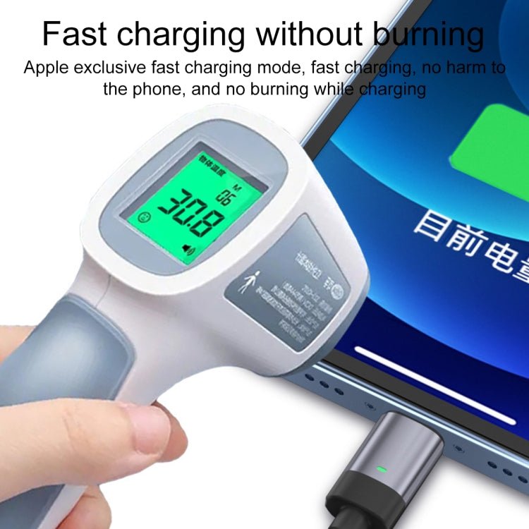 3 in 1 Fast Charging Magnetic Data Cable, Style: 1m Cable + 3 Magnetic Head, 3 in 1 - ORIWHIZ