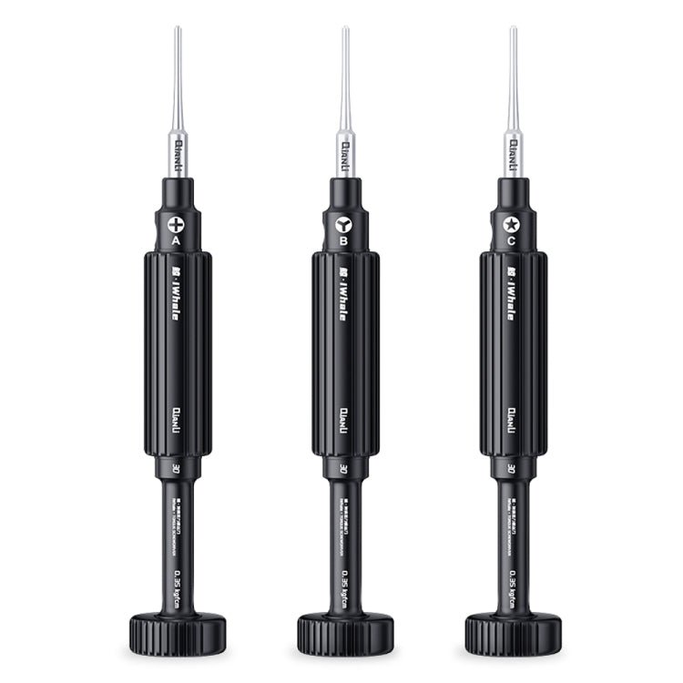 3 in 1 QianLi iWhale Special S2 Steel Magnetic Torque 3D Screwdriver, A/B/C - ORIWHIZ