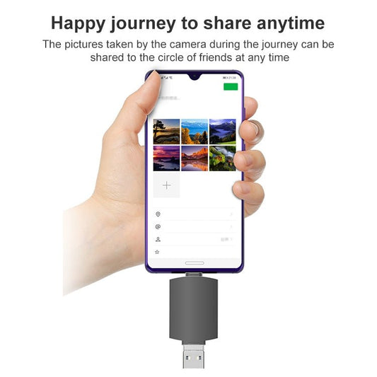 3 in 1 USB - C / Type - C to USB + Micro USB OTG Adapter TF / SD Card Card Reader, Micro USB - ORIWHIZ