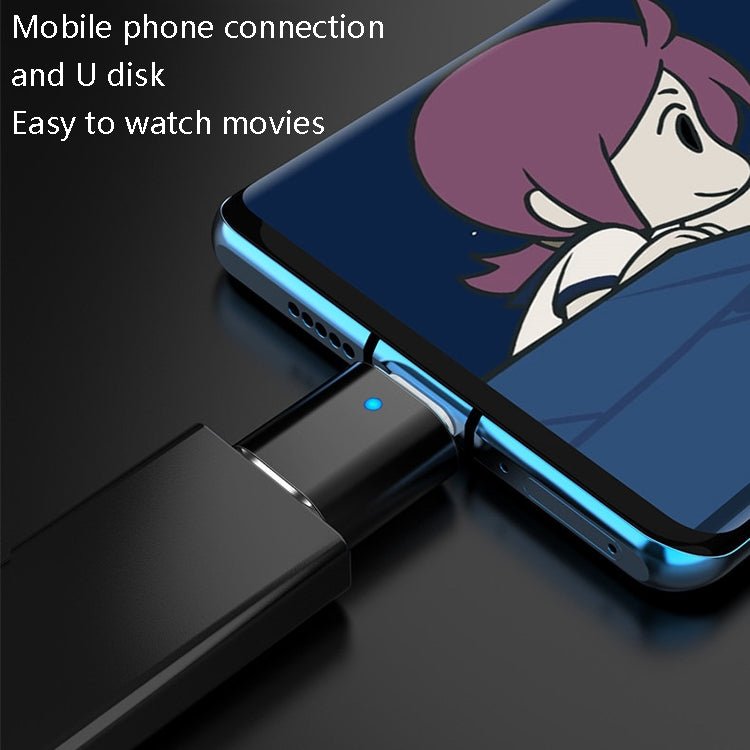 3 PCS USB 3.0 Female to USB - C / Type - C Male OTG Adapte with Indicator Light, 3 PCS with Indicator - ORIWHIZ