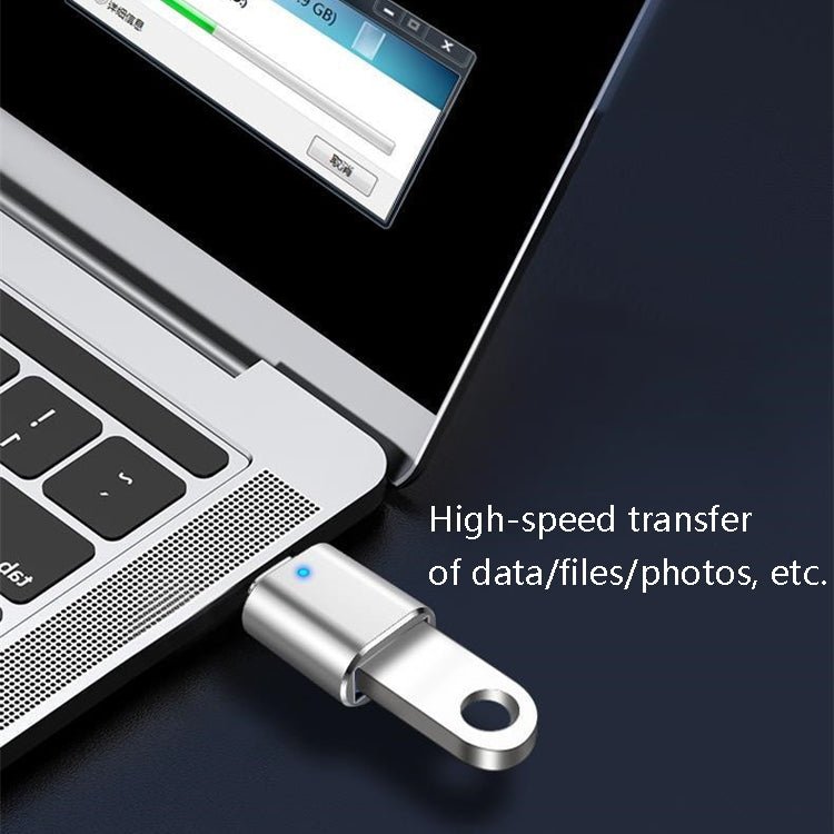 3 PCS USB 3.0 Female to USB - C / Type - C Male OTG Adapte with Indicator Light, 3 PCS with Indicator - ORIWHIZ