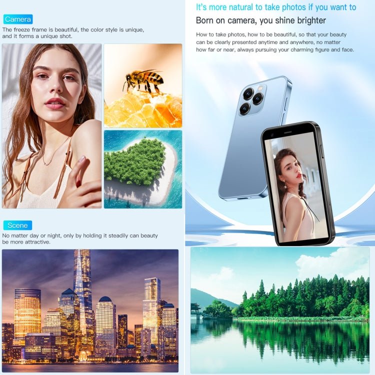 3.0 inch Android 8.1 MTK6580 Quad Core up to 1.3GHz, Bluetooth, WiFi, GPS, Network: 3G, Dual SIM, SOYES XS15 - ORIWHIZ