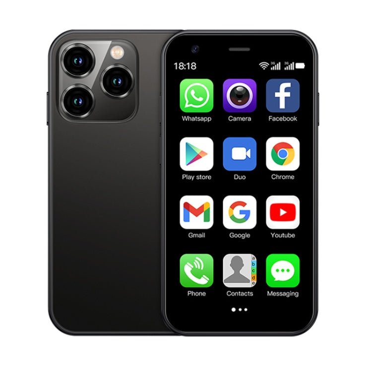 3.0 inch Android 8.1 MTK6580 Quad Core up to 1.3GHz, Bluetooth, WiFi, GPS, Network: 3G, Dual SIM, SOYES XS15 - ORIWHIZ