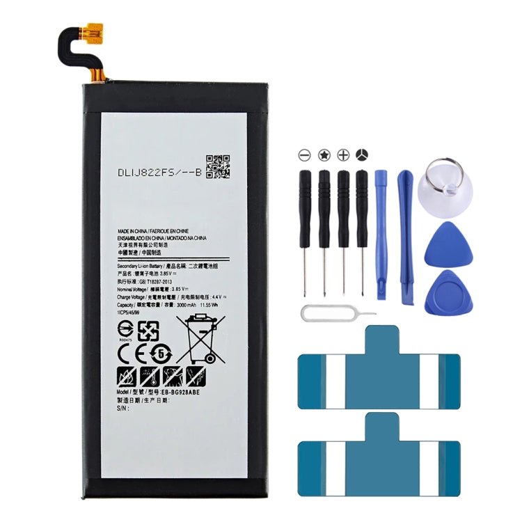 3000mAh Battery Replacement For Samsung Galaxy S6 Edge+ SM - G9280 G928P G928F G928V G9280 G9287 EB - BG928ABE EB - BG928ABA, For Samsung Galaxy S6 Edge+ - ORIWHIZ