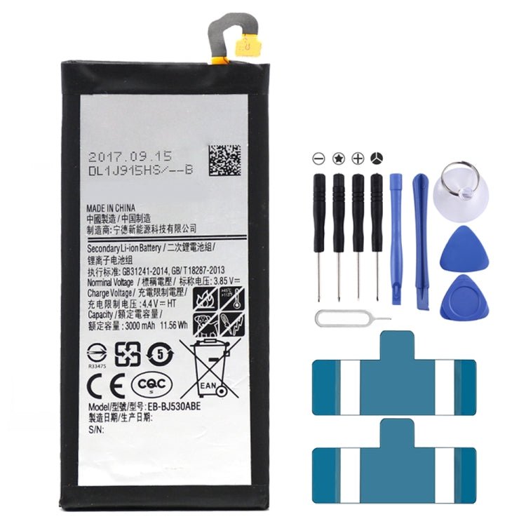 3000mAh Li - Polymer Battery for Samsung Galaxy J5 (2017) / J530F / J530A / J5 Pro / J530F / DS / j530K, For Galaxy J5 (2017) - ORIWHIZ