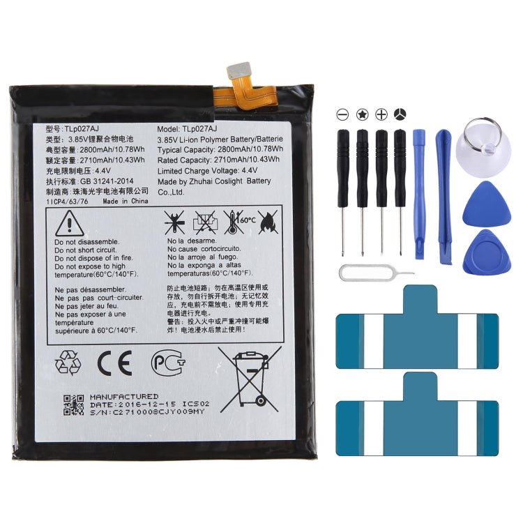 300mAh Battery Replacement, For Alcatel JOY TAB 2 9032Z, For Alcatel Joy Tab 9029Z, For Alcatel One Touch Pixi 3 Tab 7.0 LTE 4G, For Alcatel OneTouch EVO 7 HD E710, For Alcatel 3L 2020 5029D, For Alcatel T790H T790S, For Alcatel One Touch Idol 4S OT - 6070 - ORIWHIZ