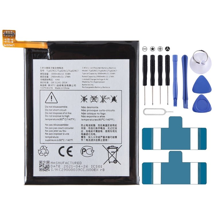 300mAh Battery Replacement, For Alcatel JOY TAB 2 9032Z, For Alcatel Joy Tab 9029Z, For Alcatel One Touch Pixi 3 Tab 7.0 LTE 4G, For Alcatel OneTouch EVO 7 HD E710, For Alcatel 3L 2020 5029D, For Alcatel T790H T790S, For Alcatel One Touch Idol 4S OT - 6070 - ORIWHIZ
