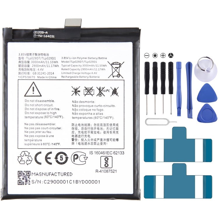 300mAh Battery Replacement, For Alcatel JOY TAB 2 9032Z, For Alcatel Joy Tab 9029Z, For Alcatel One Touch Pixi 3 Tab 7.0 LTE 4G, For Alcatel OneTouch EVO 7 HD E710, For Alcatel 3L 2020 5029D, For Alcatel T790H T790S, For Alcatel One Touch Idol 4S OT - 6070 - ORIWHIZ