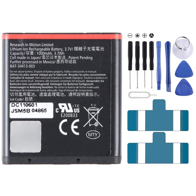 300mAh Battery Replacement, For Alcatel One Touch EE60 4G Y854VB TLiA2, For Blackberry Z20 / Z30, For Blackberry KEY2, For Blackberry Key One / DTEK70, For Blackberry Classic / Q20, For Blackberry Passport Q30, For Blackberry M - S1 Bold 9000/9700 - ORIWHIZ