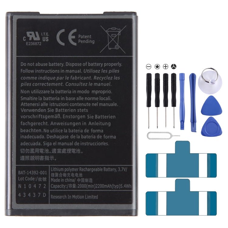 300mAh Battery Replacement, For Alcatel One Touch EE60 4G Y854VB TLiA2, For Blackberry Z20 / Z30, For Blackberry KEY2, For Blackberry Key One / DTEK70, For Blackberry Classic / Q20, For Blackberry Passport Q30, For Blackberry M - S1 Bold 9000/9700 - ORIWHIZ