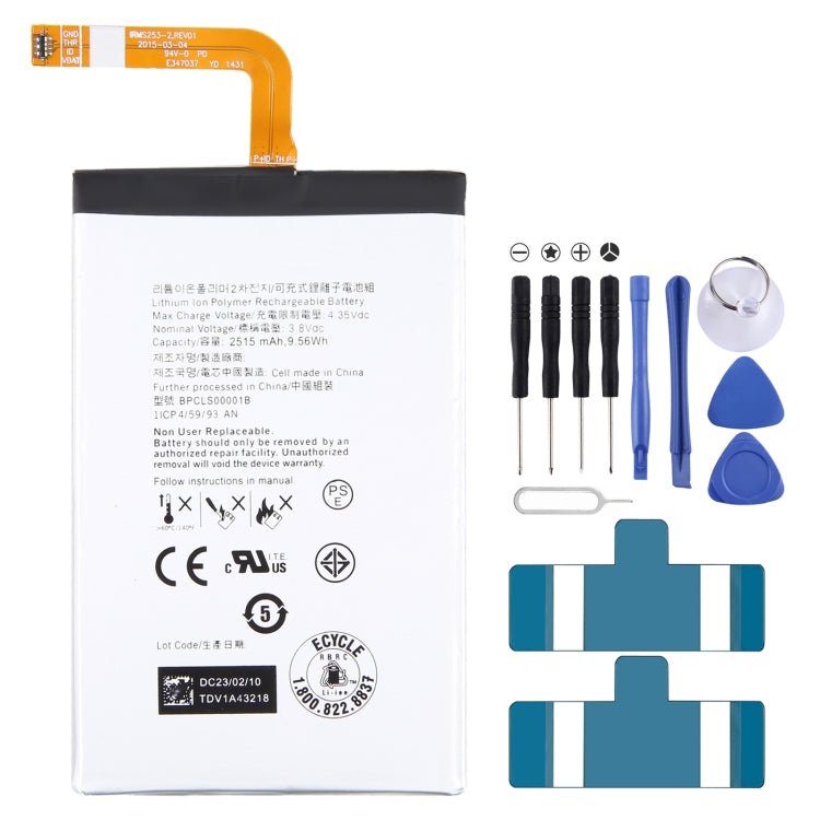 300mAh Battery Replacement, For Alcatel One Touch EE60 4G Y854VB TLiA2, For Blackberry Z20 / Z30, For Blackberry KEY2, For Blackberry Key One / DTEK70, For Blackberry Classic / Q20, For Blackberry Passport Q30, For Blackberry M - S1 Bold 9000/9700 - ORIWHIZ