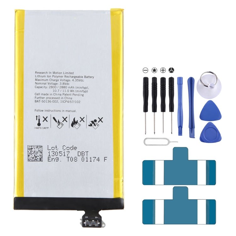 300mAh Battery Replacement, For Alcatel One Touch EE60 4G Y854VB TLiA2, For Blackberry Z20 / Z30, For Blackberry KEY2, For Blackberry Key One / DTEK70, For Blackberry Classic / Q20, For Blackberry Passport Q30, For Blackberry M - S1 Bold 9000/9700 - ORIWHIZ