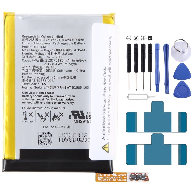 300mAh Battery Replacement, For Alcatel One Touch EE60 4G Y854VB TLiA2, For Blackberry Z20 / Z30, For Blackberry KEY2, For Blackberry Key One / DTEK70, For Blackberry Classic / Q20, For Blackberry Passport Q30, For Blackberry M - S1 Bold 9000/9700 - ORIWHIZ