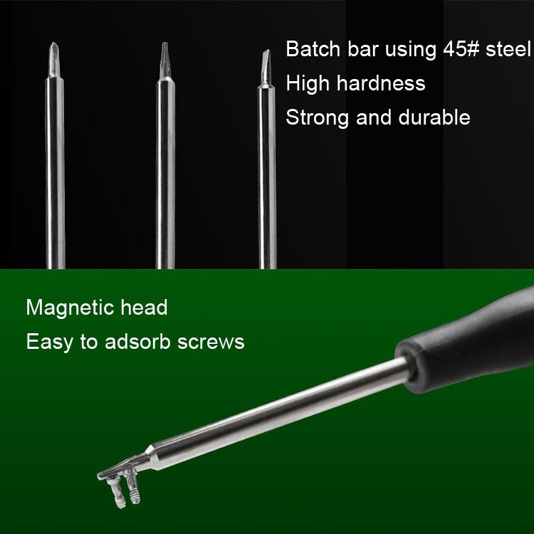 30pcs Color Hat Screw Batch Digital Mobile Phone Clock Maintenance Tool, 1.5 Phillips, 1.5 Straight, 0.8 Five Star, 0.6 Y Shape, T2 Hexagon, T5 Hexagon - ORIWHIZ